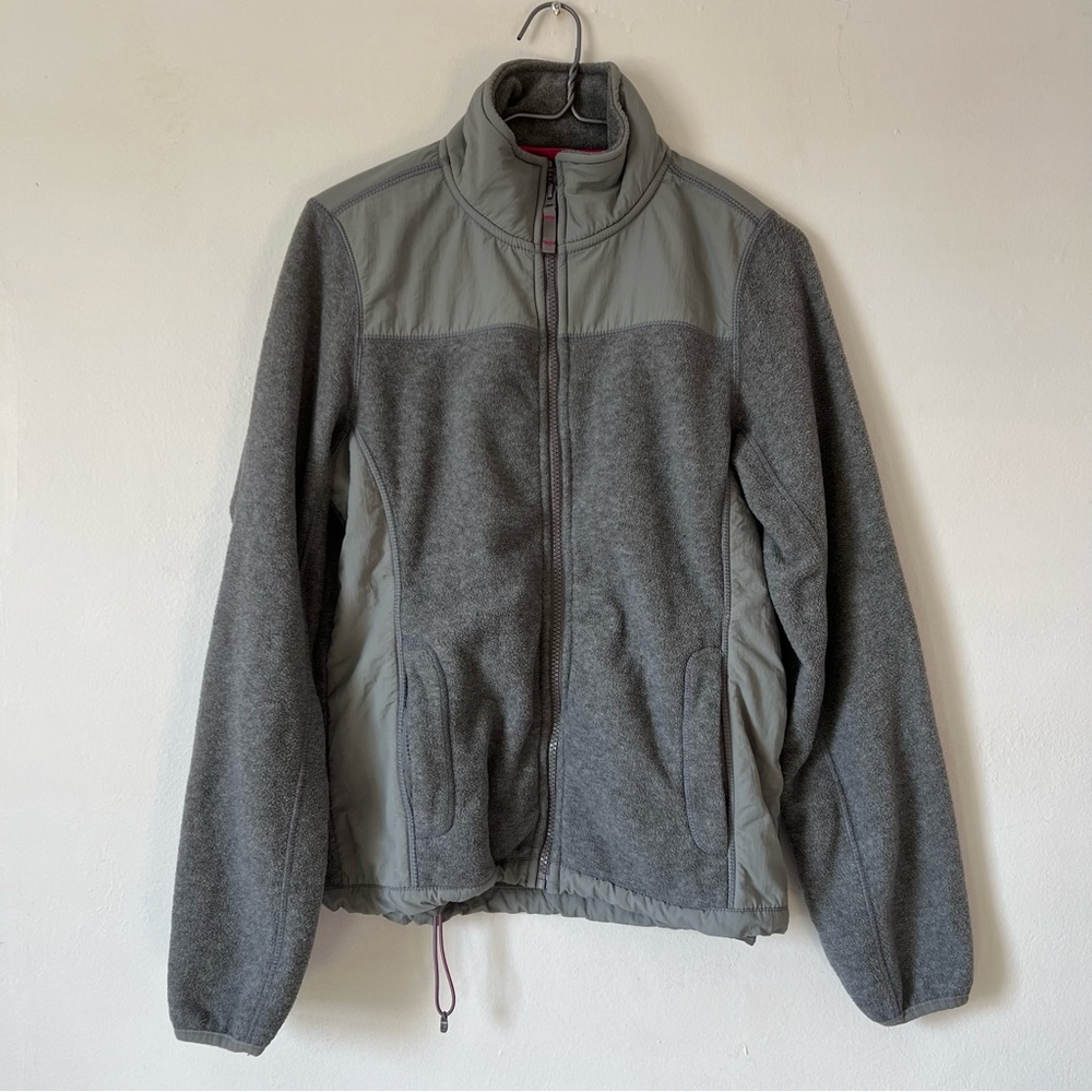 Aeropostale fill-Zip Fleece Jacket in Grey, SZ M